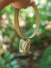 Collier cloche argent